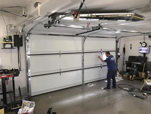 Professional garage door repair service by Farmington Garage Door Repair in Farmington
