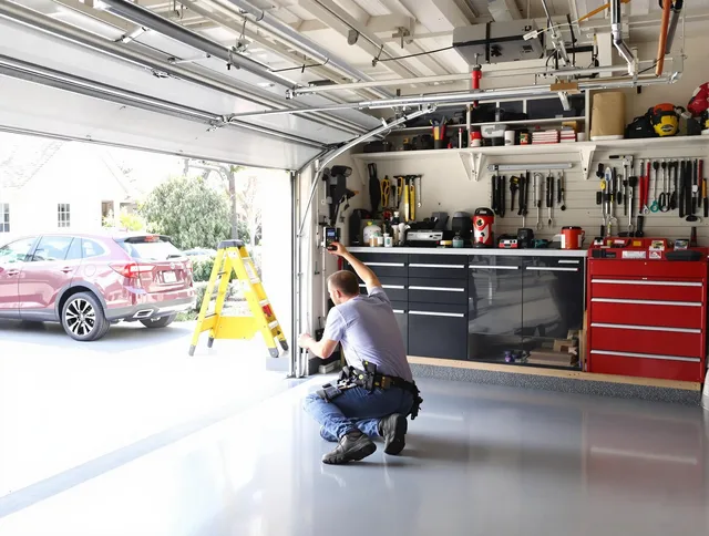 Local garage door repair service by Farmington Garage Door Repair in Farmington